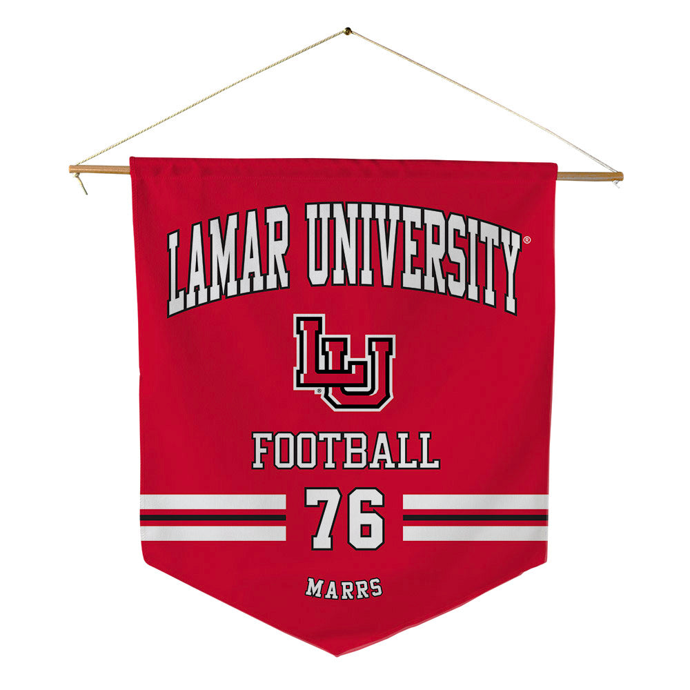 Lamar - NCAA Football : Jayden Marrs - Pennant - 18" x 21"-0