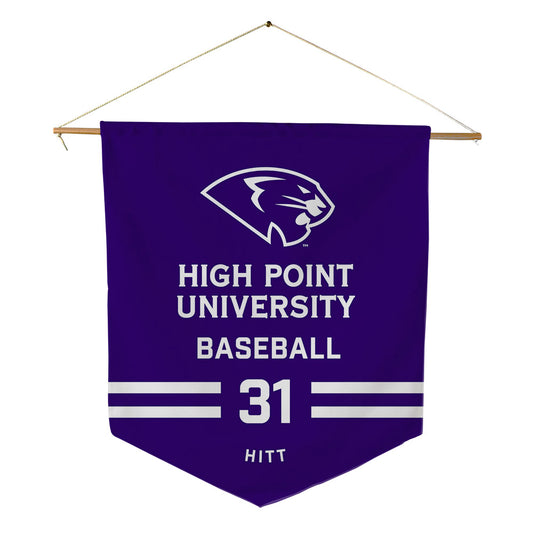 High Point - NCAA Baseball : Dalton Hitt - Pennant - 18" x 21"-0