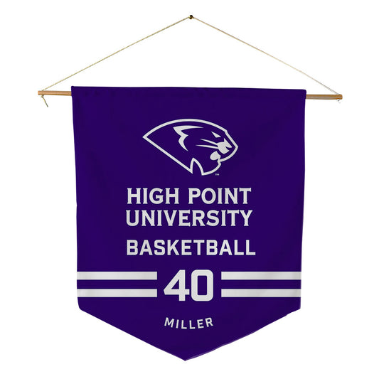 High Point - NCAA Women's Basketball : Kelsey Miller - Pennant - 18" x 21"-0