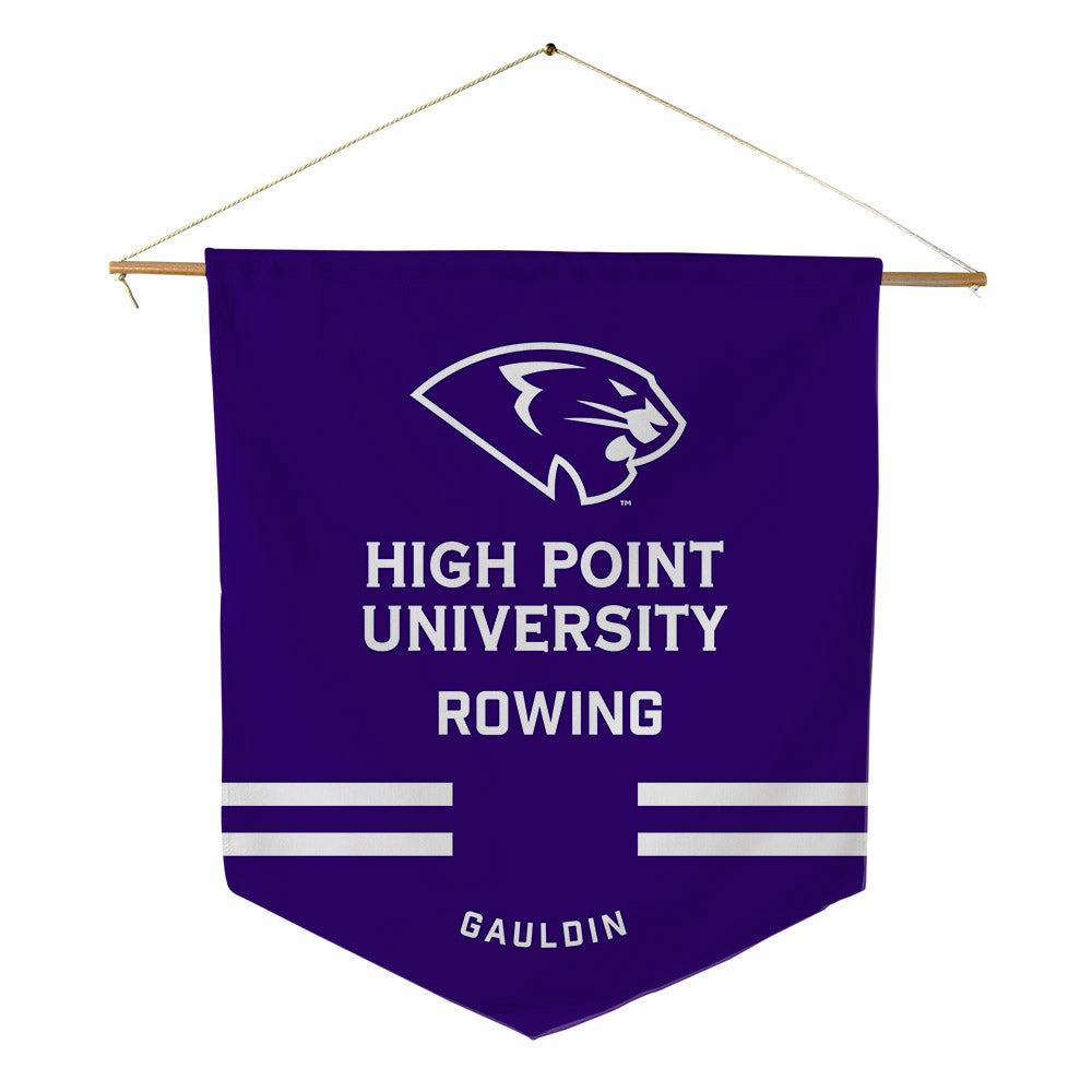 High Point - NCAA Women's Rowing : Reagan Gauldin - Pennant - 18" x 21"-0