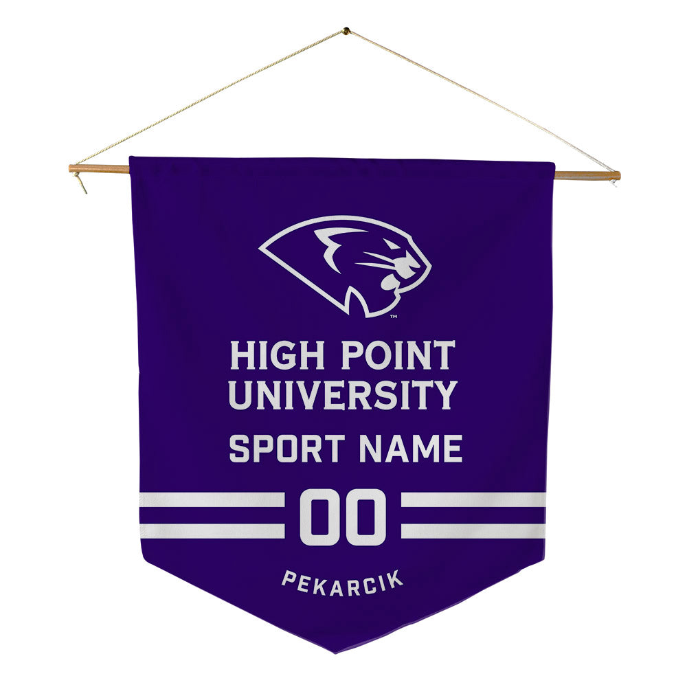 High Point - NCAA Women's Lacrosse : Emerson Pekarcik - Pennant - 18" x 21"-0