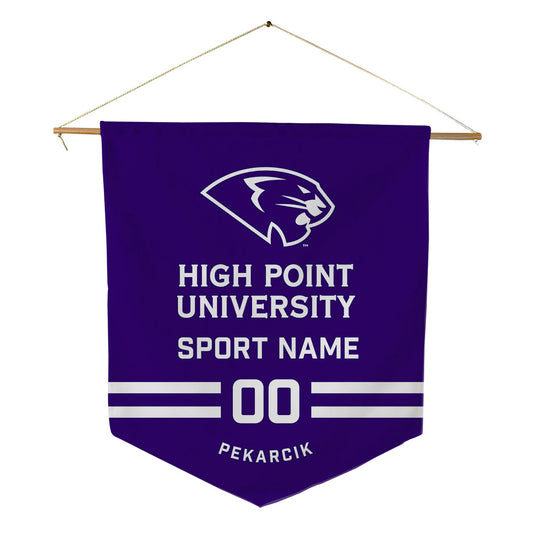 High Point - NCAA Women's Lacrosse : Emerson Pekarcik - Pennant - 18" x 21"-0