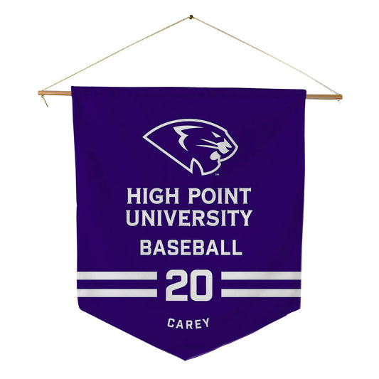 High Point - NCAA Baseball : Jack Carey - Pennant - 18" x 21"-0