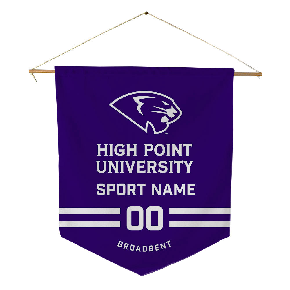 High Point - NCAA Women's Rowing : Avery Broadbent - Pennant - 18" x 21"-0