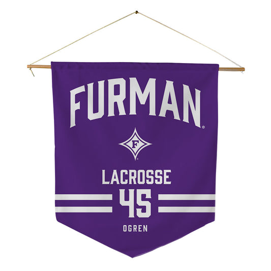 Furman - NCAA Women's Lacrosse : Juliette Ogren - Pennant - 18" x 21"-0