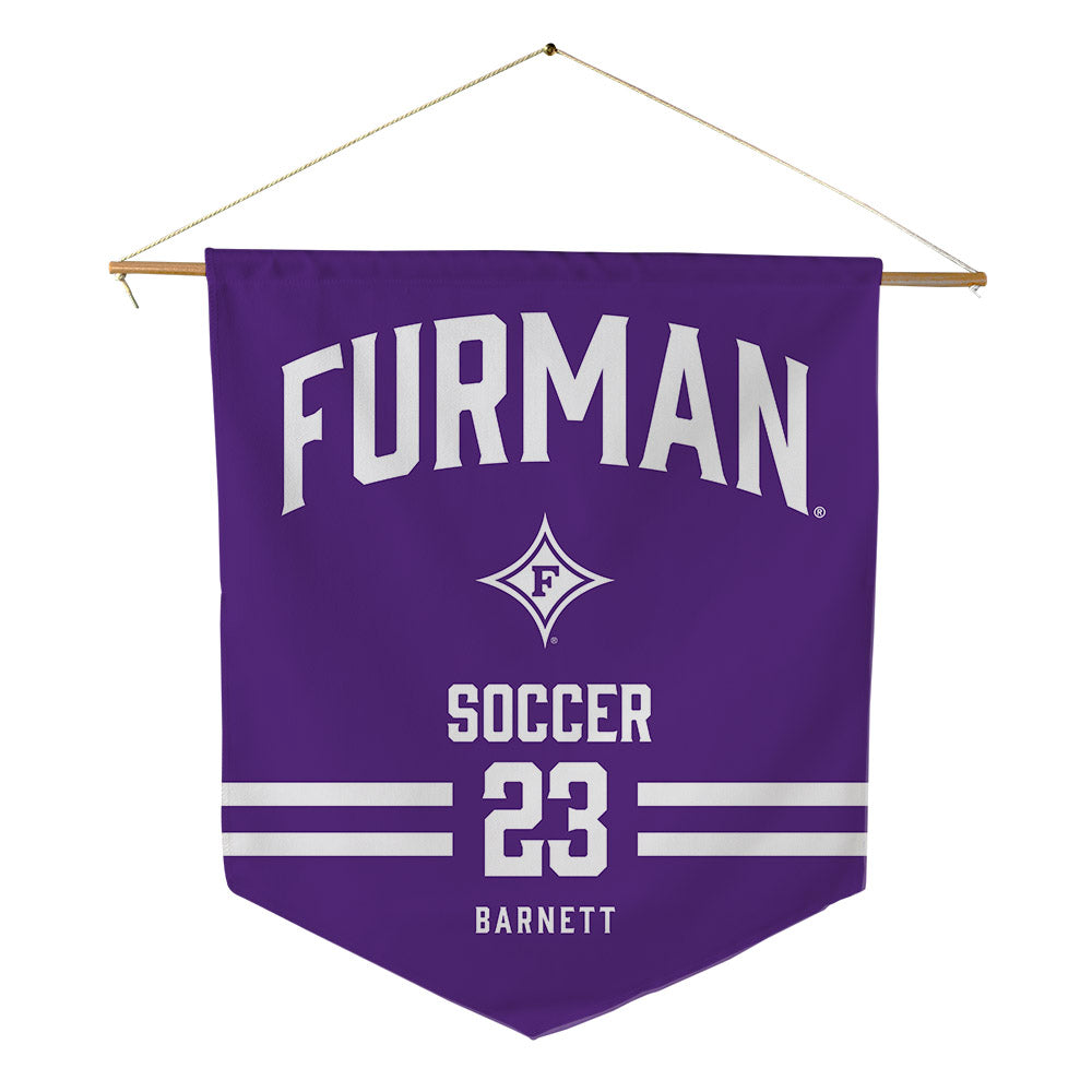 Furman - NCAA Women's Soccer : Hayden Barnett - Pennant - 18" x 21"-0