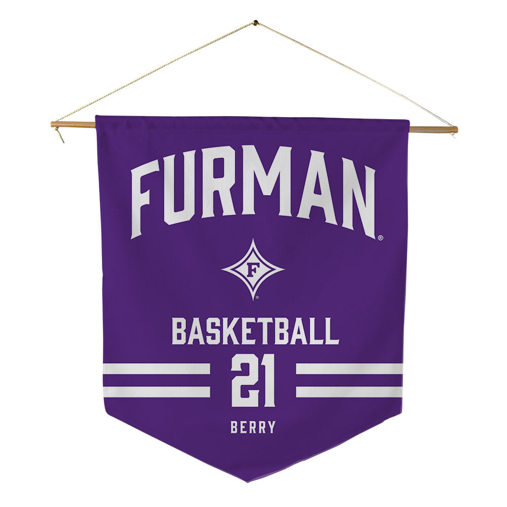 Furman - NCAA Women's Basketball : Tyriana Berry - Pennant - 18" x 21"-0