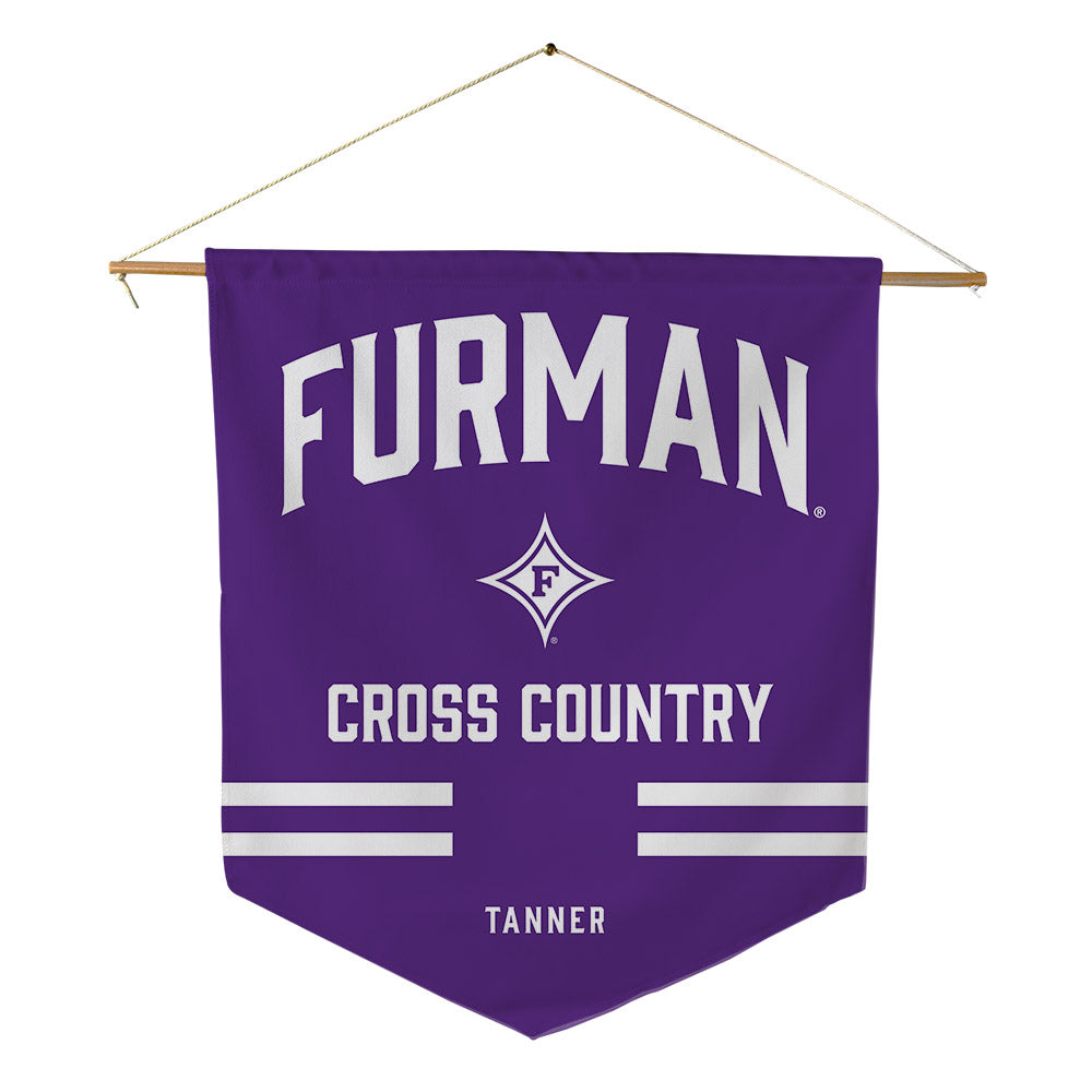 Furman - NCAA Men's Cross Country : Lucas Tanner - Pennant - 18" x 21"-0