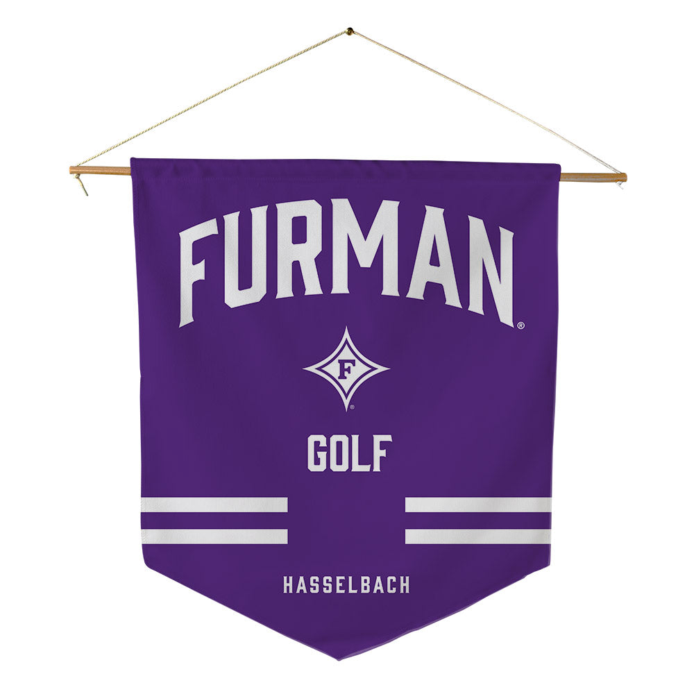 Furman - NCAA Women's Golf : Olivia Hasselbach - Pennant - 18" x 21"-0