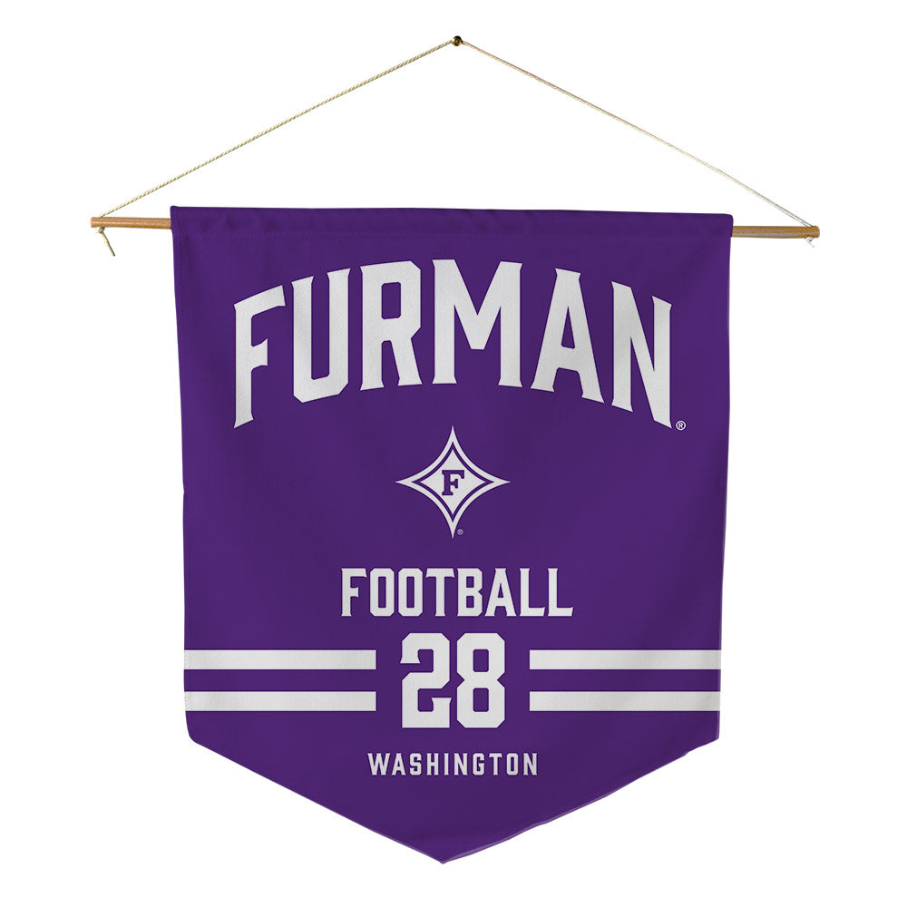 Furman - NCAA Football : Ethan Washington - Pennant - 18" x 21"-0
