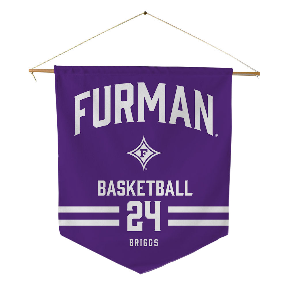 Furman - NCAA Women's Basketball : Emma Briggs - Pennant - 18" x 21"-0