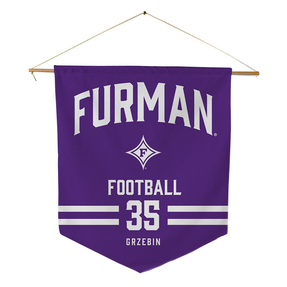 Furman - NCAA Football : Emmett Grzebin - Pennant - 18" x 21"-0