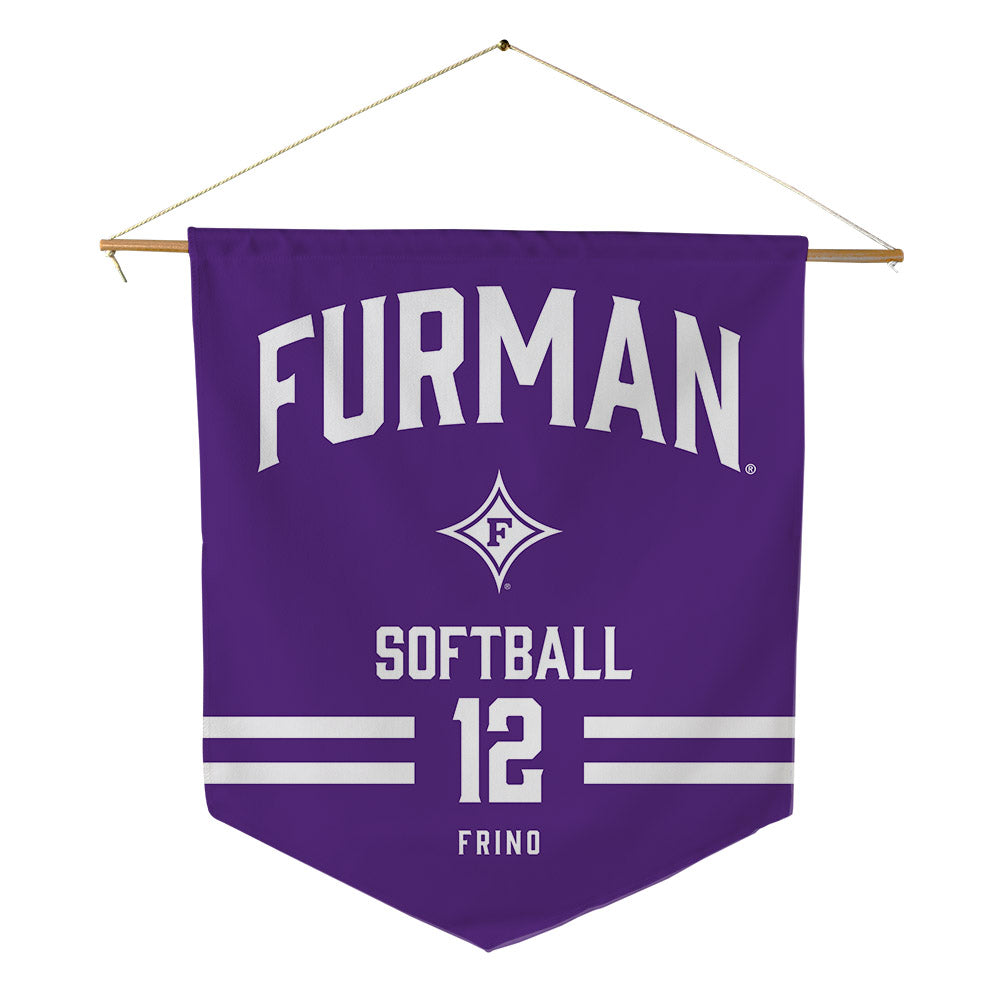 Furman - NCAA Softball : Gianna Frino - Pennant - 18" x 21"-0
