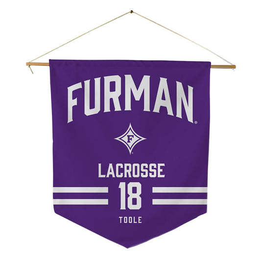 Furman - NCAA Women's Lacrosse : Lily Toole - Pennant - 18" x 21"-0