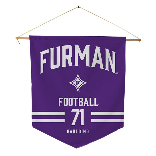 Furman - NCAA Football : Edwin Gaulding - Pennant - 18" x 21"-0