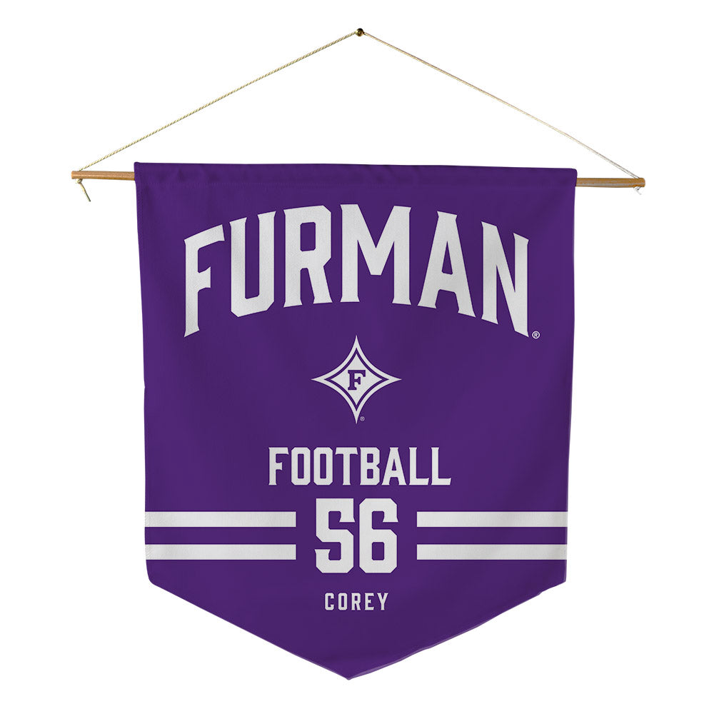 Furman - NCAA Football : Jaxon Corey - Pennant - 18" x 21"-0