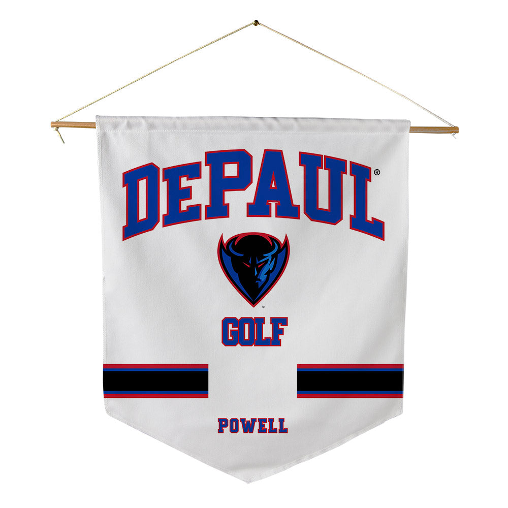 DePaul - NCAA Men's Golf : Brianna Powell - Pennant - 18" x 21"-0