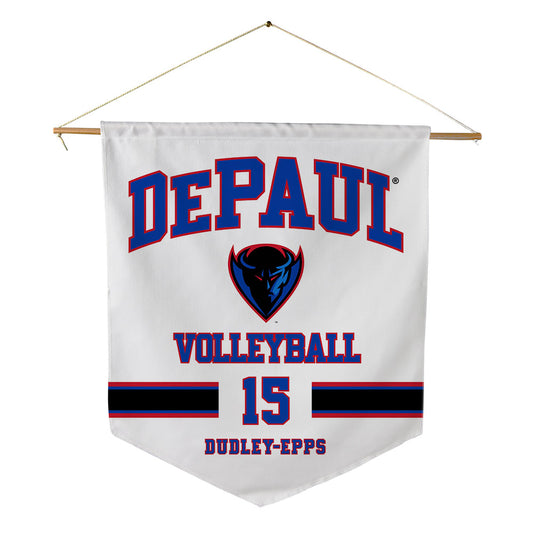 DePaul - NCAA Women's Volleyball : Jade Dudley-Epps - Pennant - 18" x 21"-0