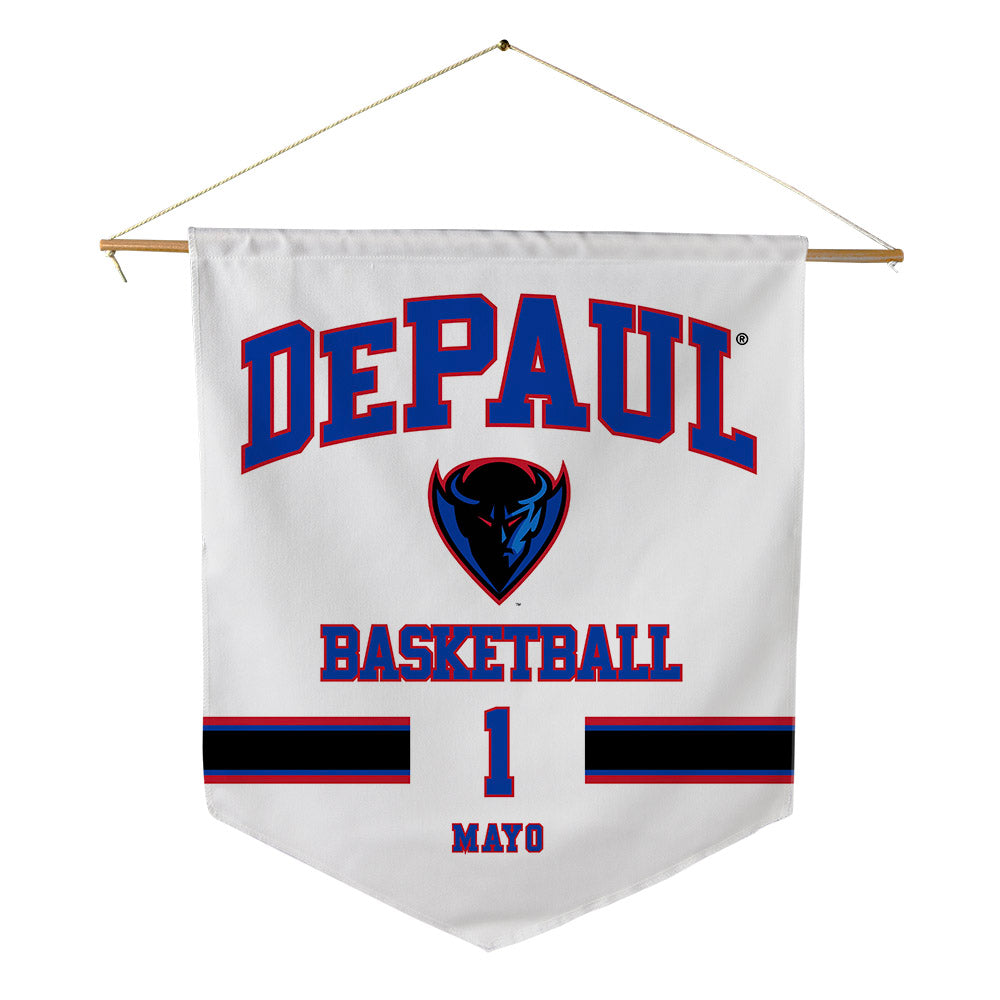 DePaul - NCAA Women's Basketball : Aizhanique Mayo - Pennant - 18" x 21"-0