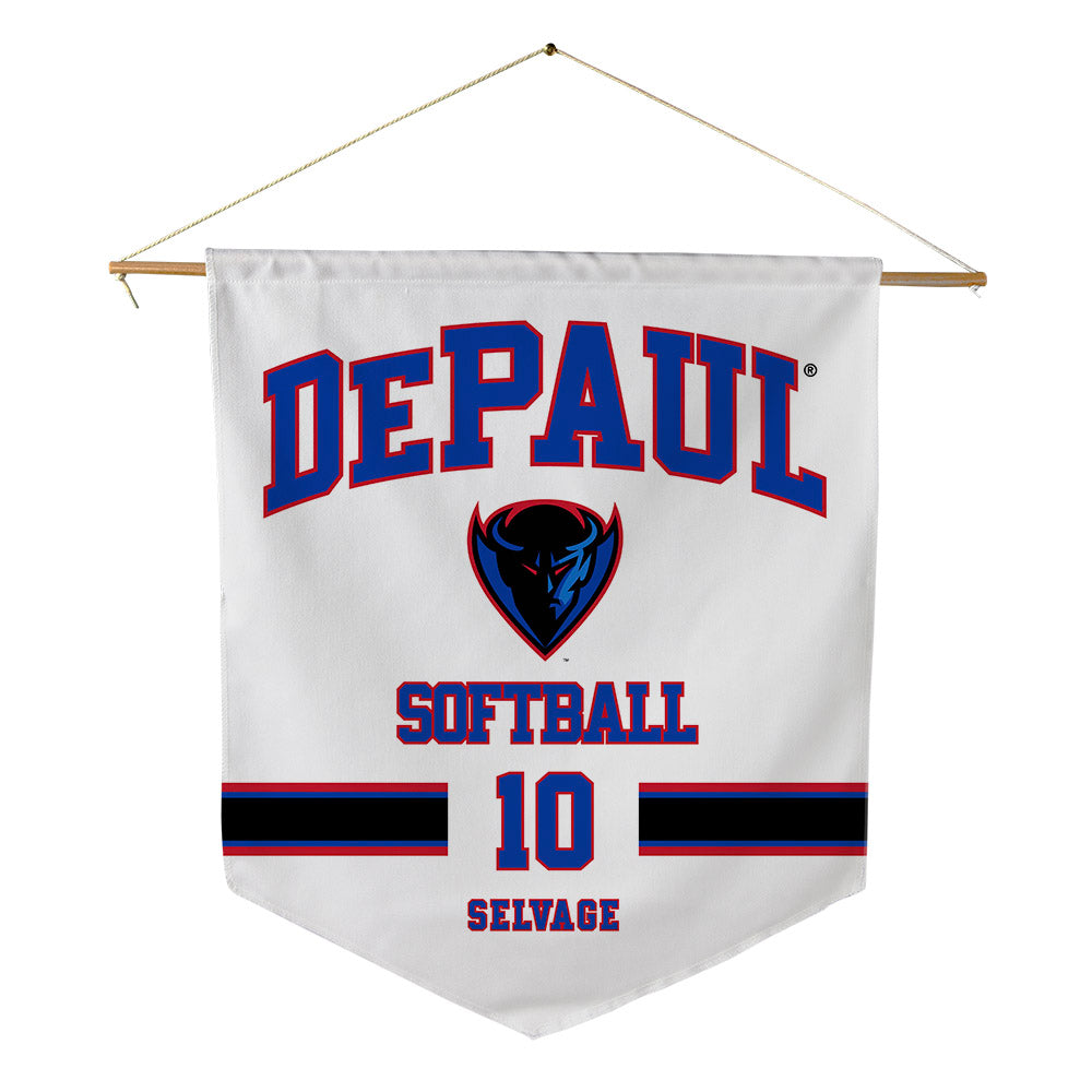DePaul - NCAA Softball : Kailey Selvage - Pennant - 18" x 21"-0