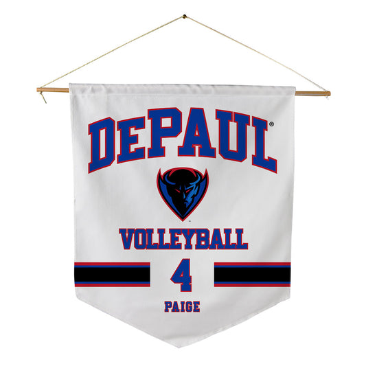 DePaul - NCAA Women's Volleyball : Jocelyn Paige - Pennant - 18" x 21"-0