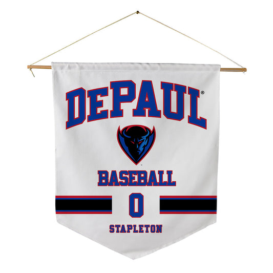 DePaul - NCAA Baseball : Taylor Stapleton - Pennant - 18" x 21"-0