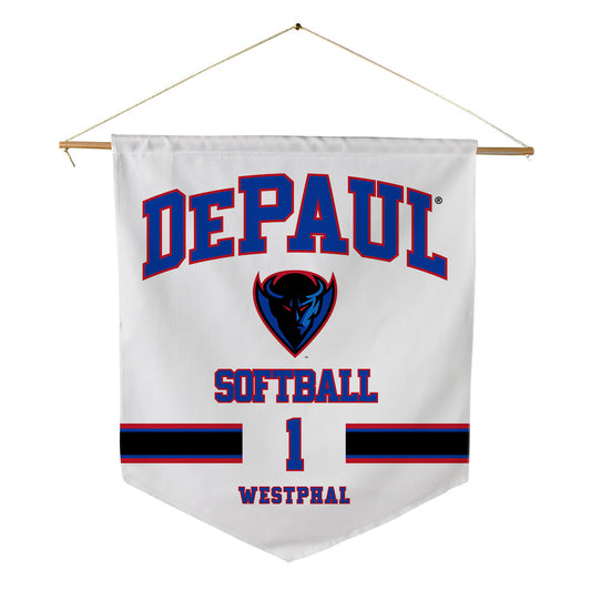 DePaul - NCAA Softball : Kailie Westphal - Pennant - 18" x 21"-0
