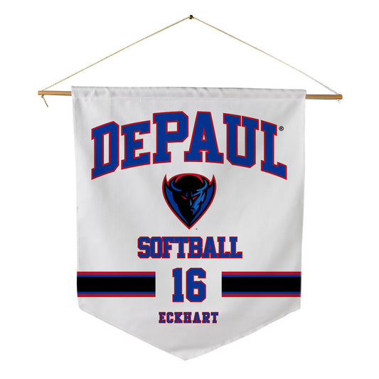 DePaul - NCAA Softball : Camryn Eckhart - Pennant - 18" x 21"-0