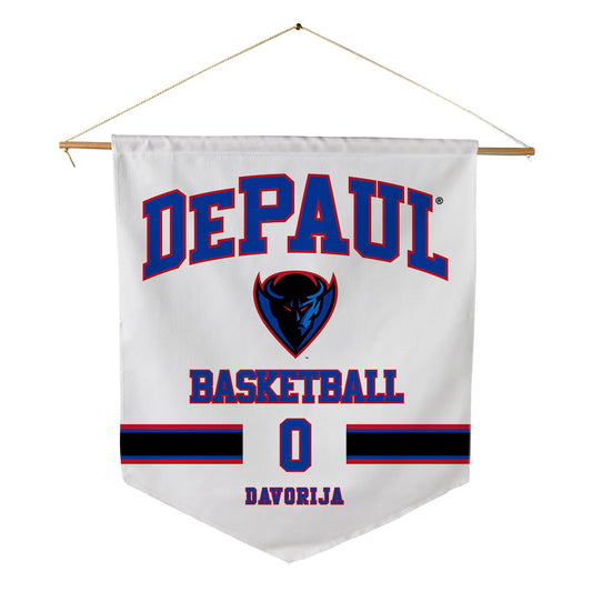 DePaul - NCAA Women's Basketball : Gina Davorija - Pennant - 18" x 21"-0