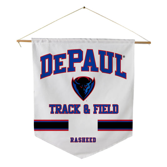 DePaul - NCAA Men's Track & Field : Kaleb Rasheed - Pennant - 18" x 21"-0