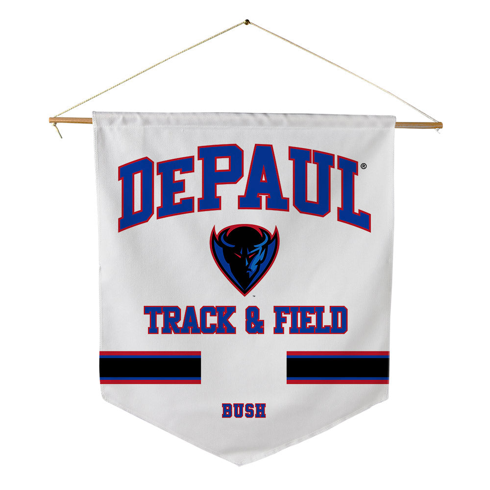 DePaul - NCAA Men's Track & Field : John Bush - Pennant - 18" x 21"-0
