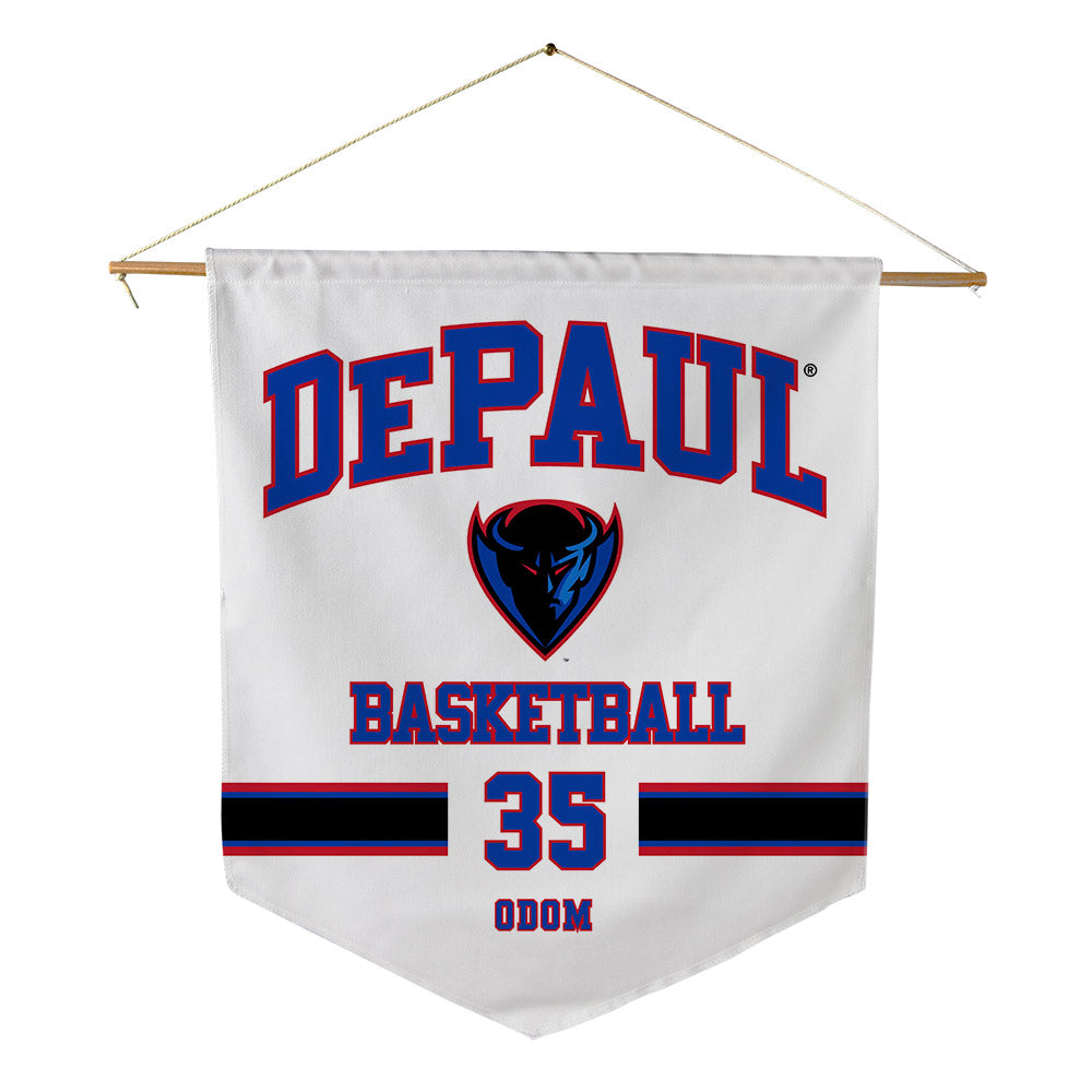 DePaul - NCAA Women's Basketball : Justis Odom - Pennant - 18" x 21"-0