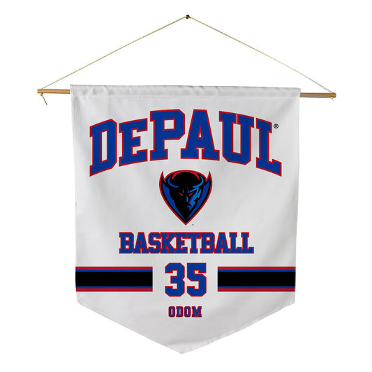 DePaul - NCAA Women's Basketball : Justis Odom - Pennant - 18" x 21"-0