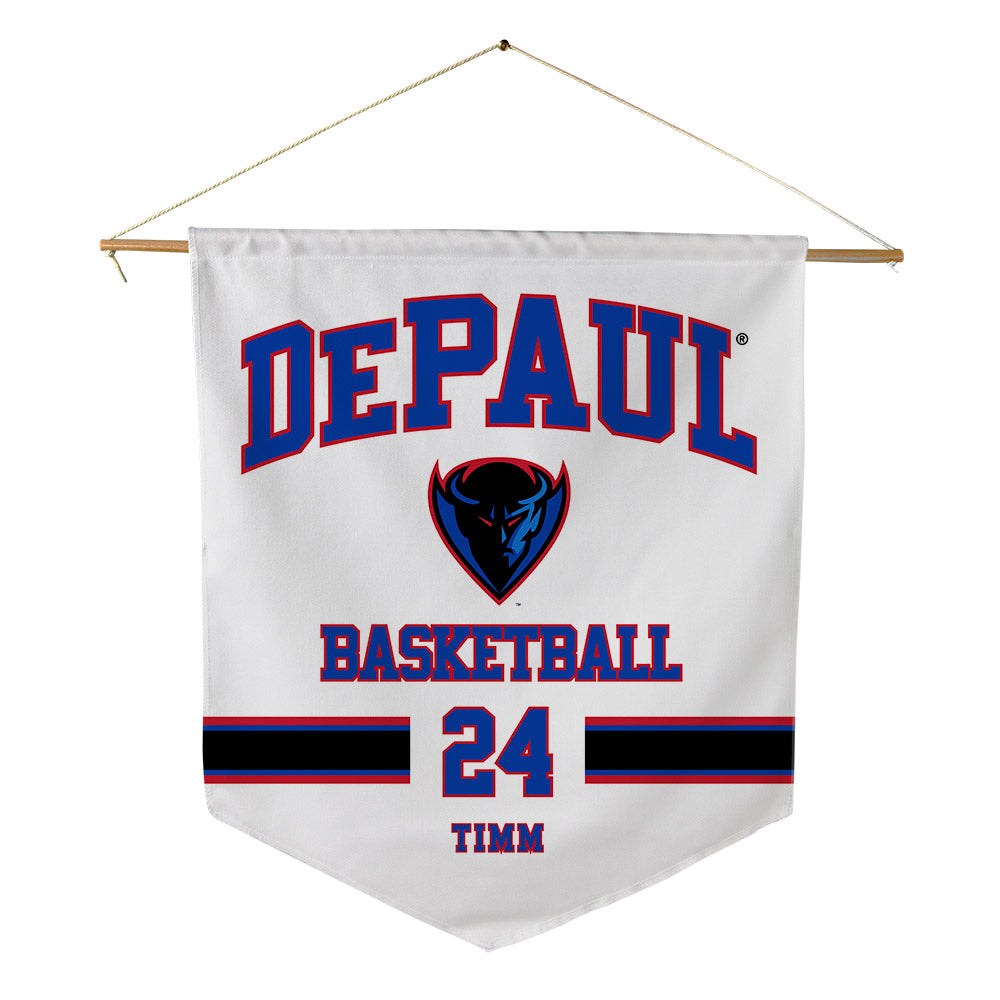 DePaul - NCAA Women's Basketball : Ally Timm - Pennant - 18" x 21"-0