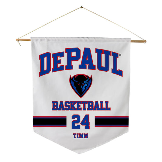 DePaul - NCAA Women's Basketball : Ally Timm - Pennant - 18" x 21"-0