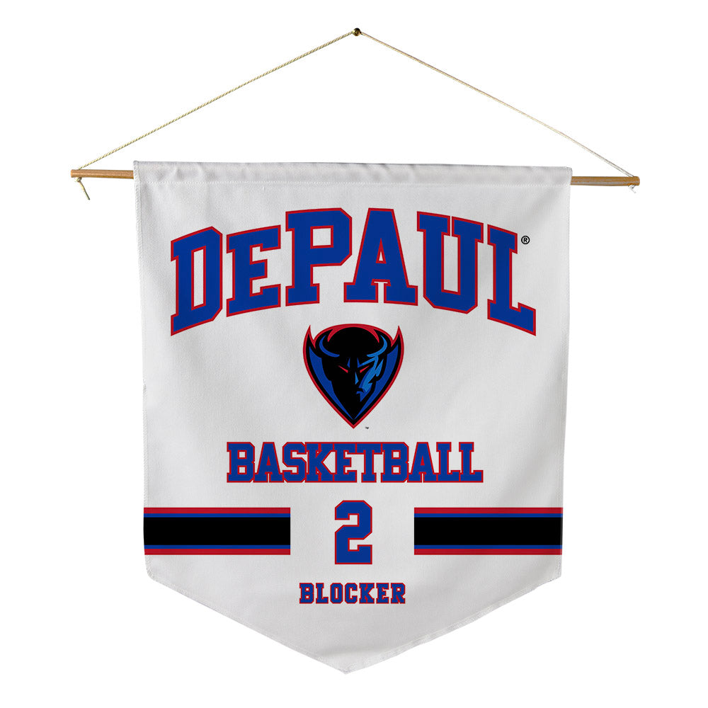 DePaul - NCAA Men's Basketball : Layden Blocker - Pennant - 18" x 21"-0