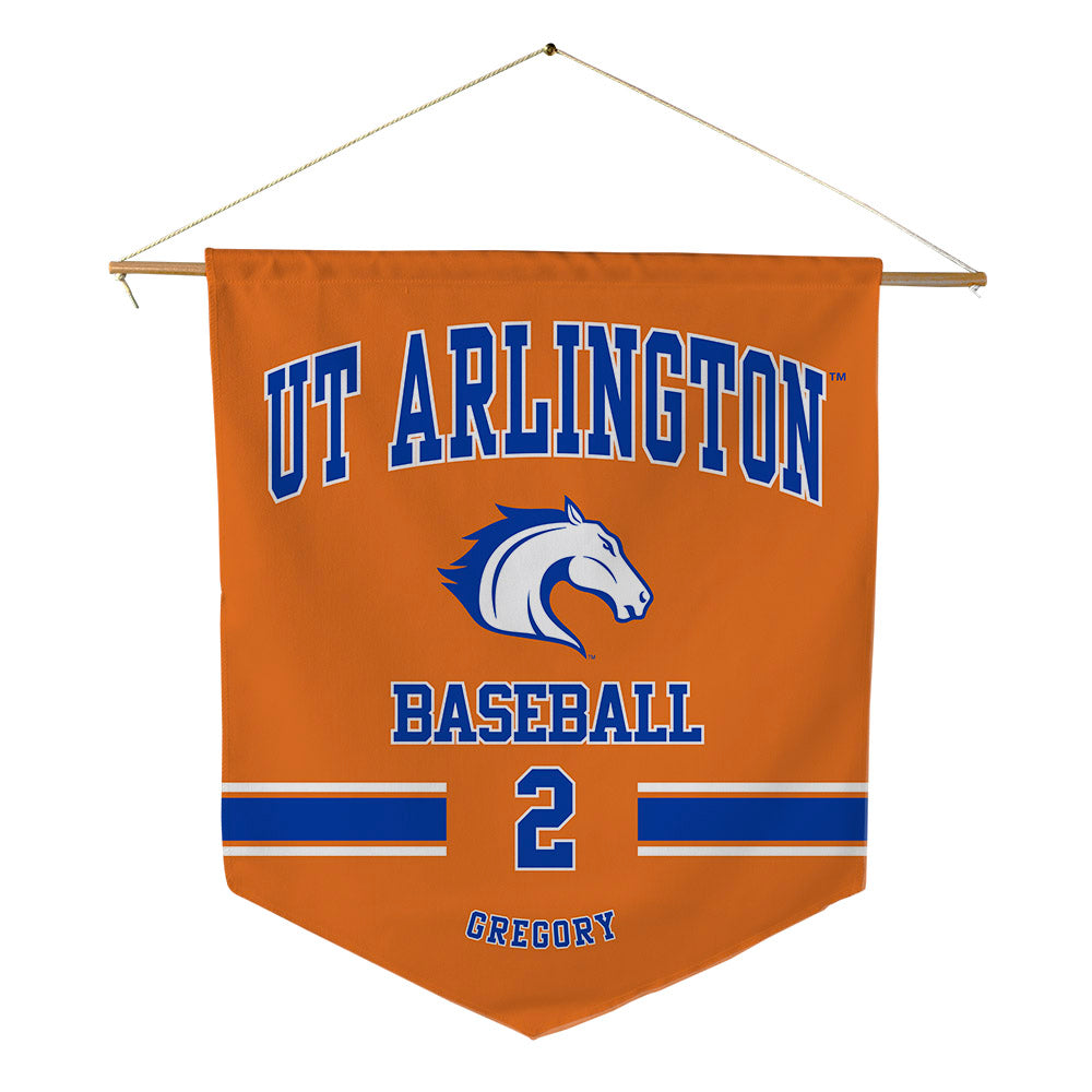 Texas Arlington - NCAA Baseball : Cason Gregory - Pennant - 18" x 21"-0
