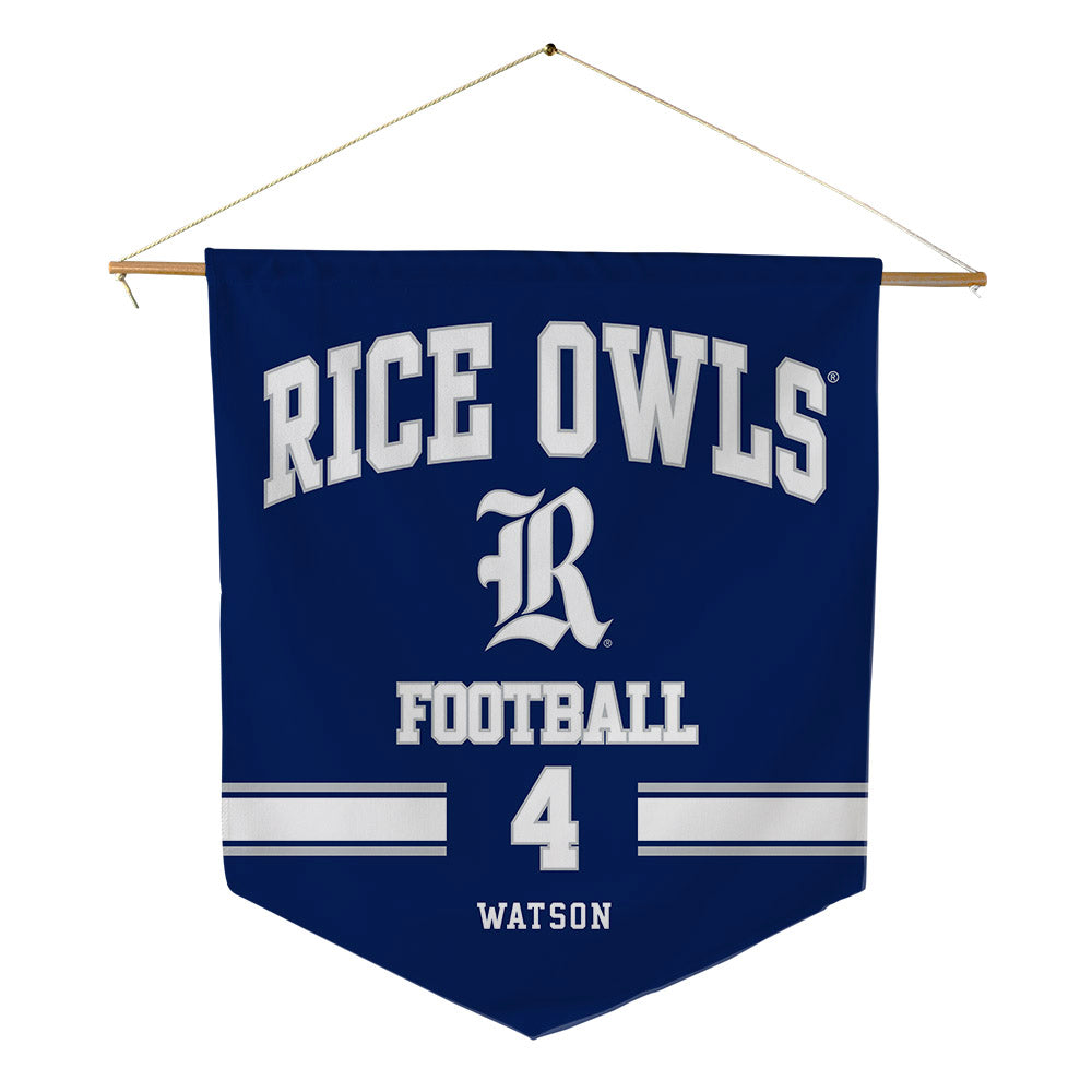 Rice - NCAA Football : Tariq Watson - Pennant - 18" x 21"-0