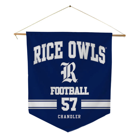 Rice - NCAA Football : Leyonte Chandler - Pennant - 18" x 21"-0