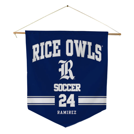 Rice - NCAA Women's Soccer : Elliana Ramirez - Pennant - 18" x 21"-0
