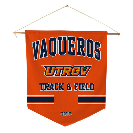 UTRGV - NCAA Women's Track & Field : Faith Cruz - Pennant - 18" x 21"-0