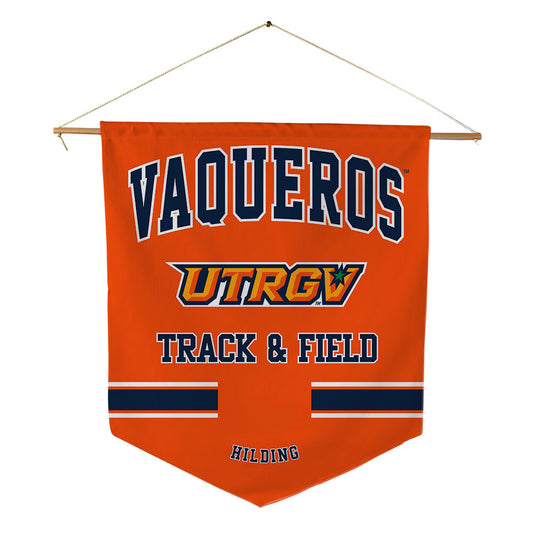 UTRGV - NCAA Women's Track & Field : Hannah Hilding - Pennant - 18" x 21"-0
