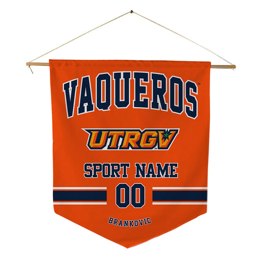 UTRGV - NCAA Men's Basketball : Filip Brankovic - Pennant - 18" x 21"-0