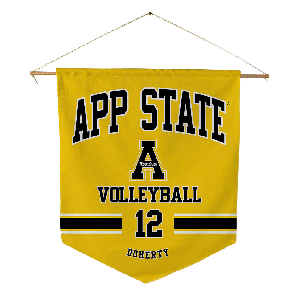 App State - NCAA Women's Volleyball : Brooke Doherty - Pennant - 18" x 21"-0