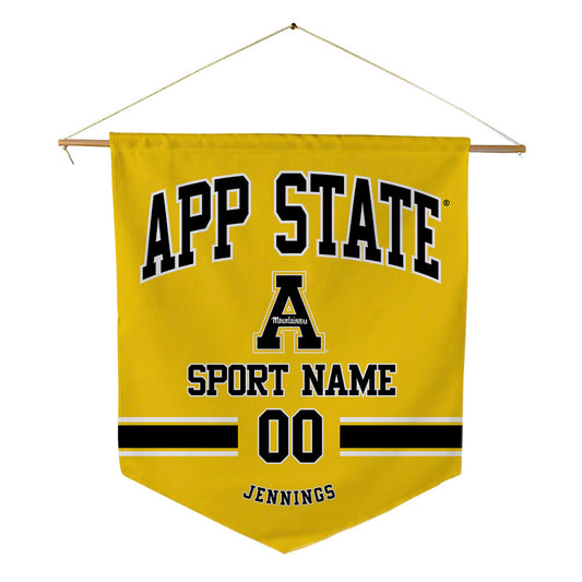 App State - NCAA Men's Basketball : Kasen Jennings - Pennant - 18" x 21"-0