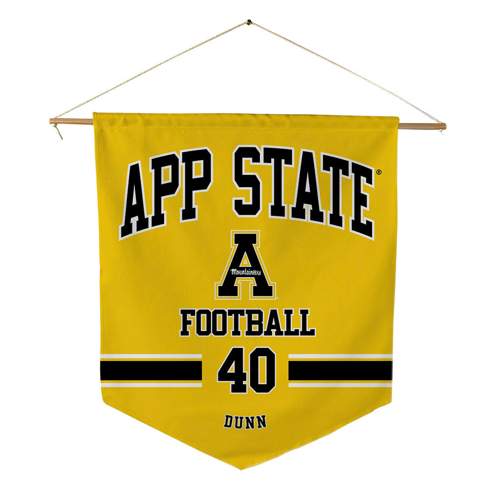 App State - NCAA Football : Jaxson Dunn - Pennant - 18" x 21"-0