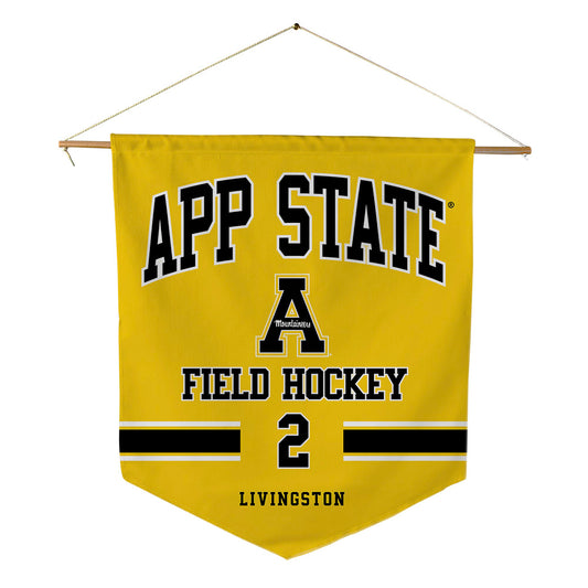 App State - NCAA Women's Field Hockey : Emma Livingston - Pennant - 18" x 21"-0