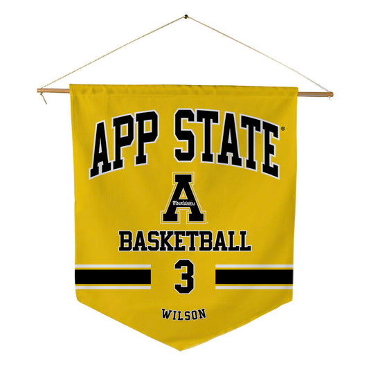 App State - NCAA Men's Basketball : Luke Wilson - Pennant - 18" x 21"-0
