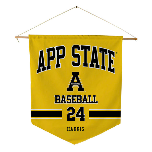 App State - NCAA Baseball : Everette Harris - Pennant - 18" x 21"-0