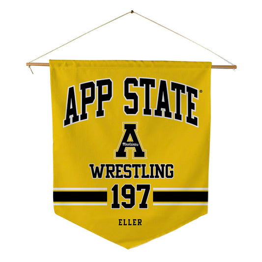 App State - NCAA Wrestling : Logan Eller - Pennant - 18" x 21"-0